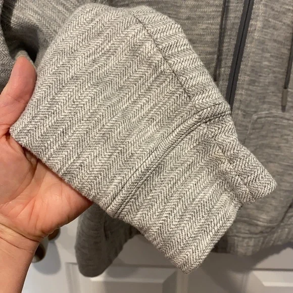 Prana Herringbone Print Full Zip Hoodie EUC - Picture 6 of 16